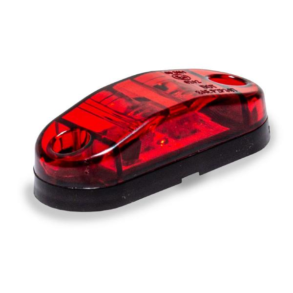 Sinalizador Lanterna Delimitadora 2 leds 12V 24V Vermelha - Tarponn Imagem de Sinalizador Lanterna Delimitadora 2 leds 12V 24V Vermelha