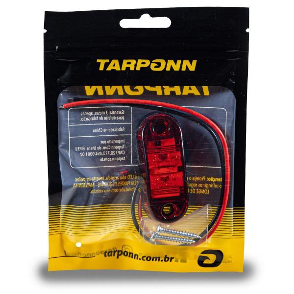 Sinalizador Lanterna Delimitadora 2 leds 12V 24V Vermelha - Tarponn Imagem de Sinalizador Lanterna Delimitadora 2 leds 12V 24V Vermelha