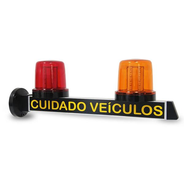 Imagem de Sinalizador LED de Garagem 10W Bivolt Ambar/Vermelho