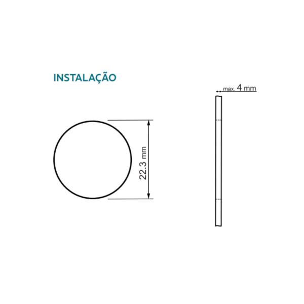 Imagem de Sinalizador Led TRD16-22DS/4 110 V 22mm Vermelho TRAMONTINA