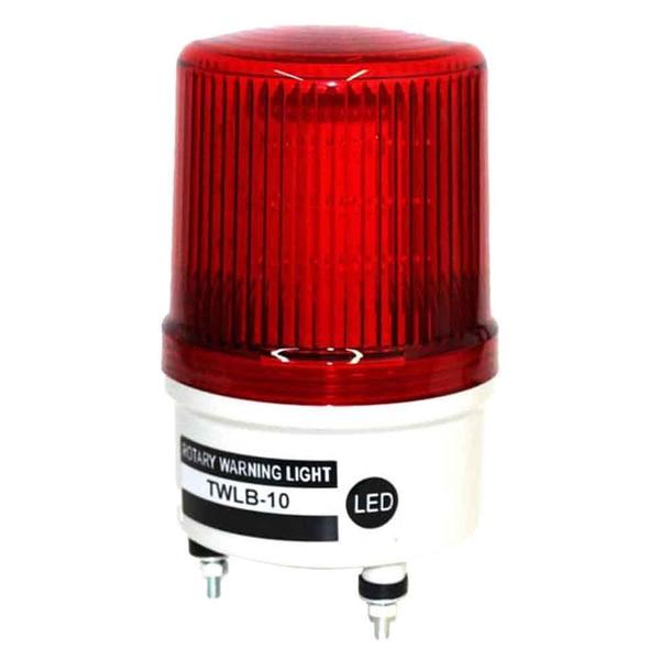 Imagem de Sinalizador Rotativo LED E Buzzer Vermelho 12VCA/VCC Metaltex