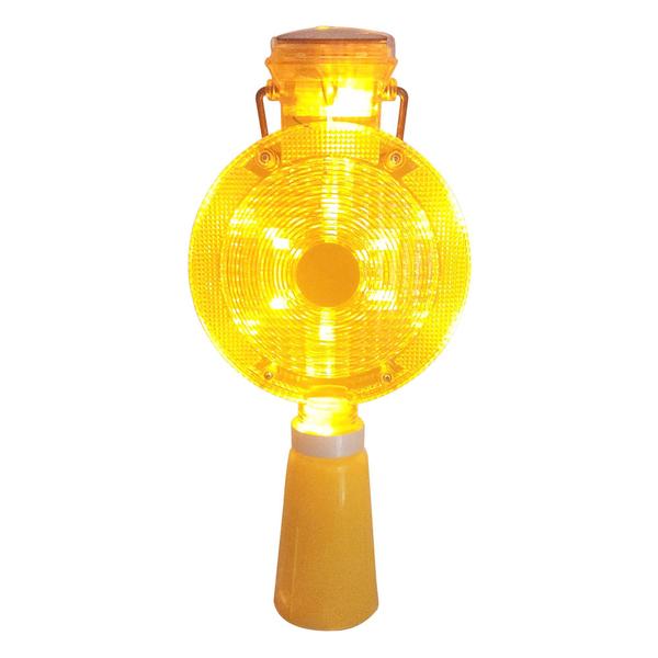 Sinalizador Solar Viário para Cone Obra Luz Solar Automático Sinalização Led Energia Solar Chuva Estrada Rua - Braslu Imagem de Sinalizador Solar Viário para Cone Obra Luz Solar Automático Sinalização Led Energia Solar Chuva Estrada Rua