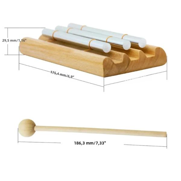 Imagem de Sinos de Meditação Zenergy - 3 Fonemas - Para Mindfulness e Salas de Aula