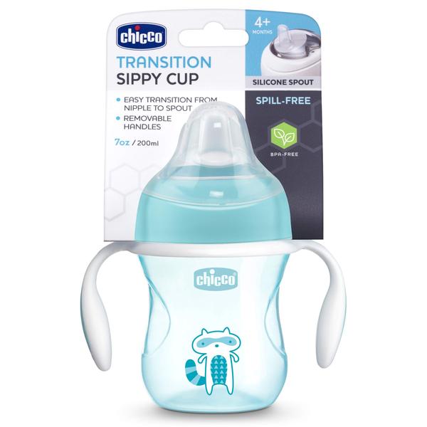 Imagem de Sippy Cup Chicco Transition com bico de silicone 200 mL ou mais de 4 meses