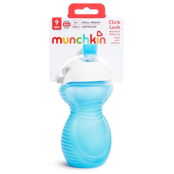 Imagem de Sippy Cup Munchkin Click Lock Bite Proof 9 onças azul