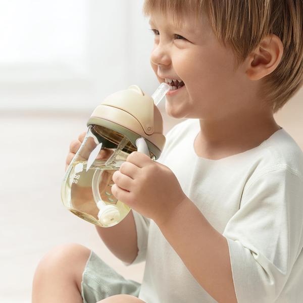 Imagem de Sippy Cups bc babycare Weighted Straw 240 ml, pacote com 2 unidades de 1 a 3 anos