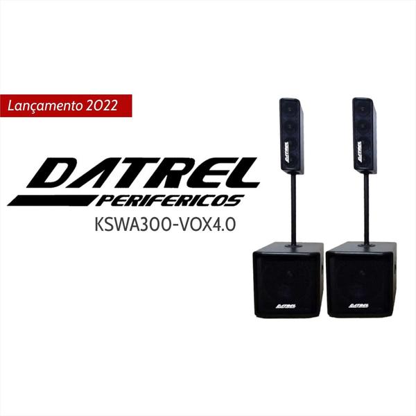 Imagem de SISTEMA DATRAL P.A VERTICAL LINE VOX 4x4 SUBWOOFER 600W RMS