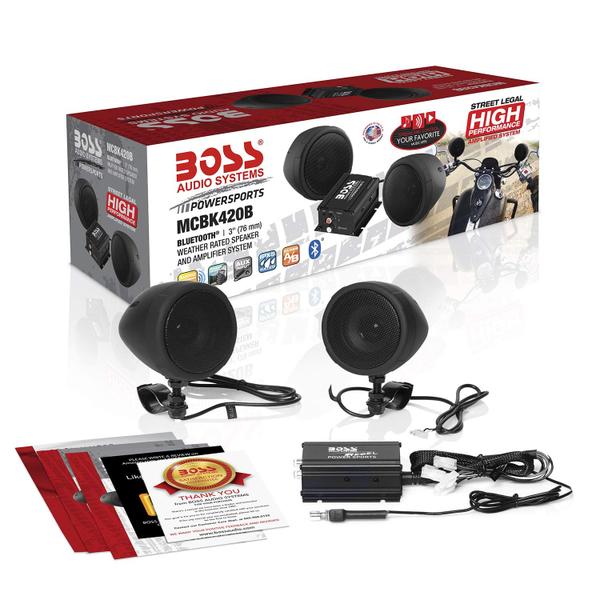 Imagem de Sistema de alto-falantes Bluetooth BOSS Audio MCBK420B de 3 polegadas