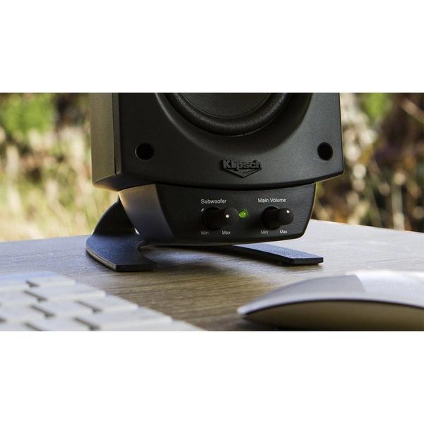 Imagem de Sistema de alto-falantes Klipsch ProMedia 2.1 THX com certificação preta