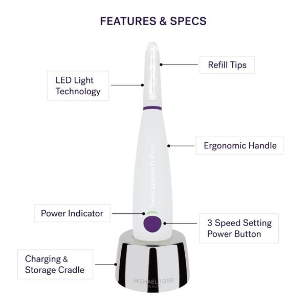Imagem de Sistema de dermaplanagem Michael Todd Beauty Sonicsmooth Pro+