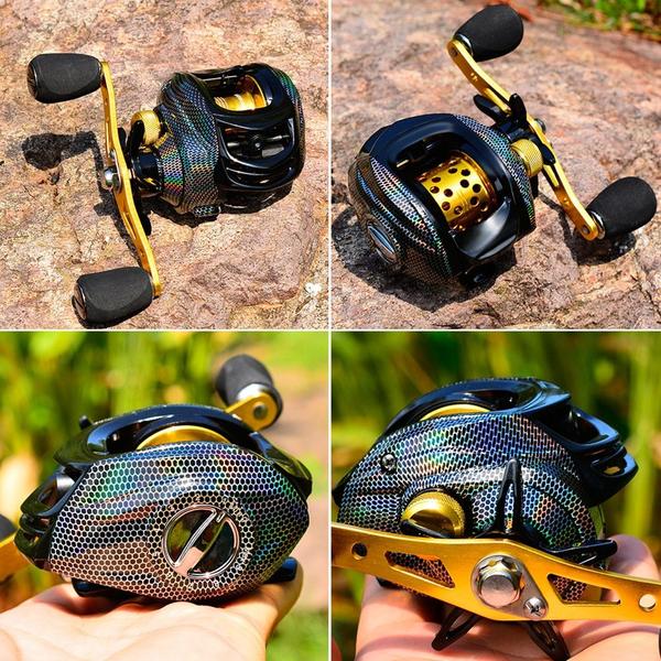 Imagem de Sistema de freio magnético Fishing Reel Water Drop 18+1 Eixo