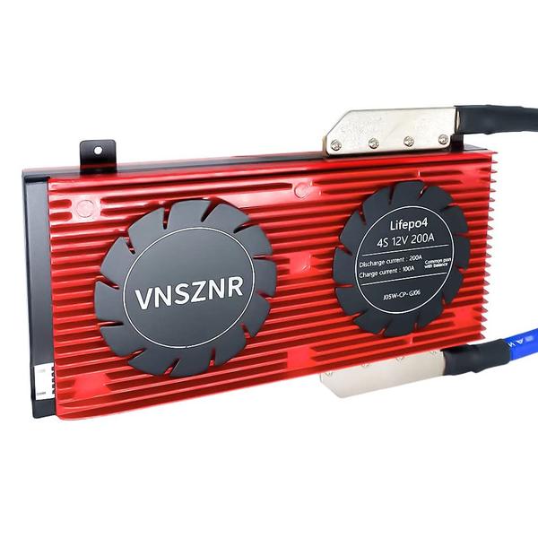 Imagem de Sistema de gerenciamento de bateria VNSZNR LiFePO4 4S 12V 200A BMS