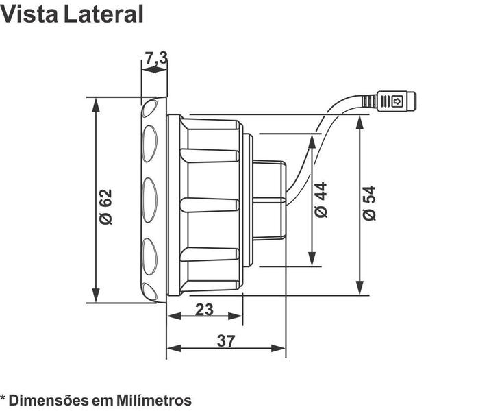 Imagem de Sistema de Iluminação para Banheira de Hidromassagem e Spa Sinapse Cromoled.