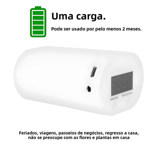 Imagem de Sistema de Irrigação por Gotejamento Automático com Bomba Dupla e Temporizador Inteligente