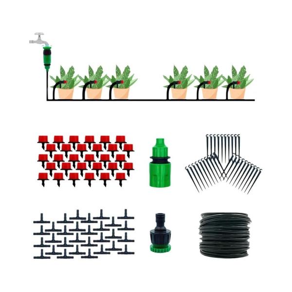 Imagem de Sistema de Irrigação por Gotejamento para Estufa (10m-30m) - Faça Você Mesmo - Rega Automática