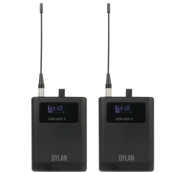 Imagem de Sistema de Monitoramento Duplo In Ear UHF Dylan DSM-600 Super Stereo