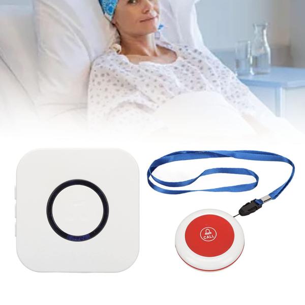 Imagem de Sistema de pager sem fio Caregiver ASHATA IP55 Waterproof