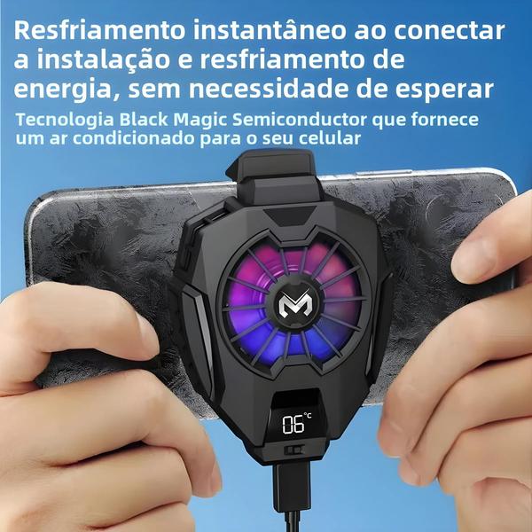 Imagem de Sistema De Resfriamento Para Jogos iPhone, Refrigerador Para Celular, Braçadeira Traseira,