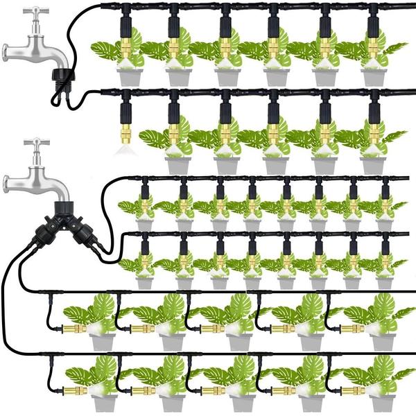 Imagem de Sistema de Resfriamento por Nebulização para Jardim - 15m a 30m - Bicos de Latão