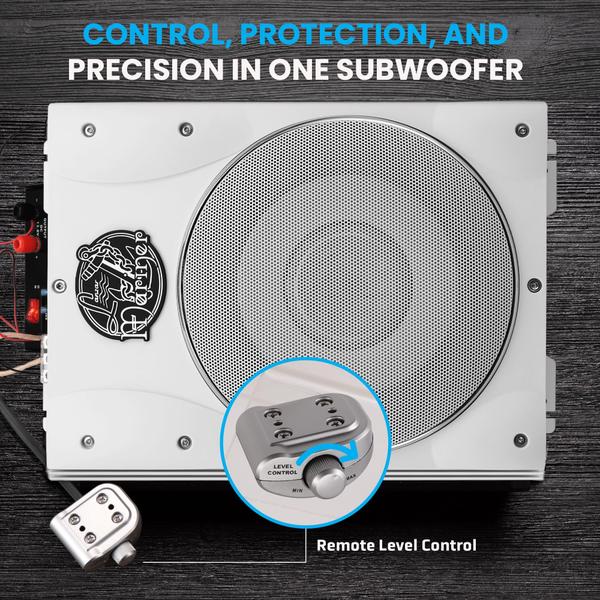 Imagem de Sistema de subwoofer marinho Lanzar 8" 1000W à prova d'água 100V