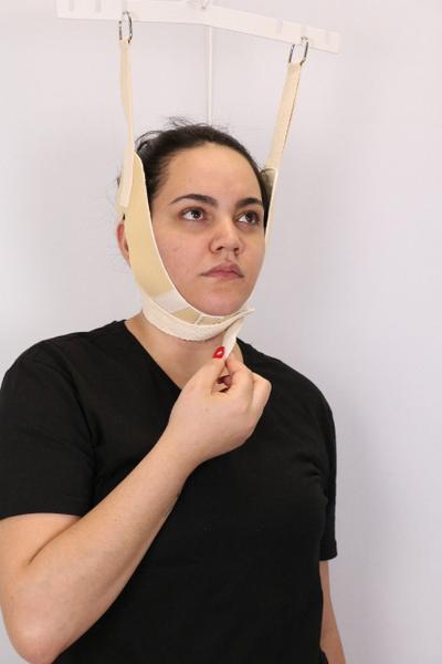 Imagem de Sistema de tração cervical Pescoço Alongamento Dilepé