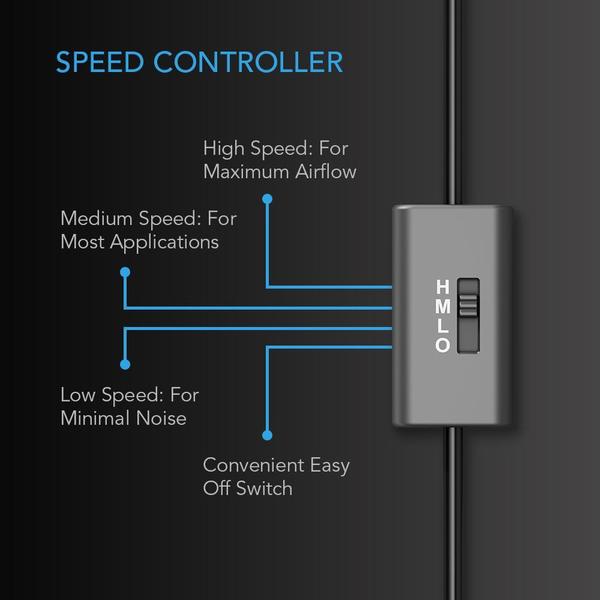 Imagem de Sistema de ventilação de refrigeração AC Infinity AIRPLATE S7 para home theater