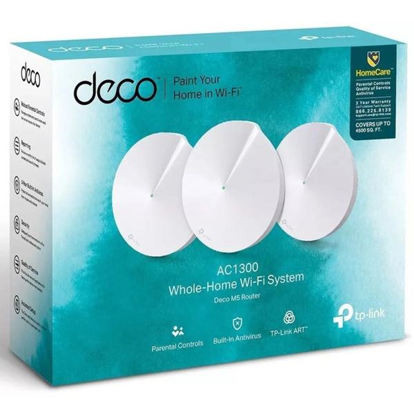 Imagem de Sistema de Wifi TP-Link Deco M5 Whole Home AC1300 / 3 Unidades