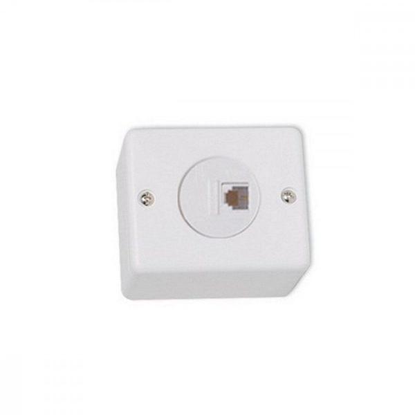 Imagem de Sistema Ilumi 1 Tomada Modulo Rj-45 Placa + Caixa Branco - 6364