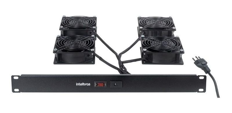 Imagem de Sistema Kit Ventilação 4 Ventiladores Para Rack 19 Intelbras