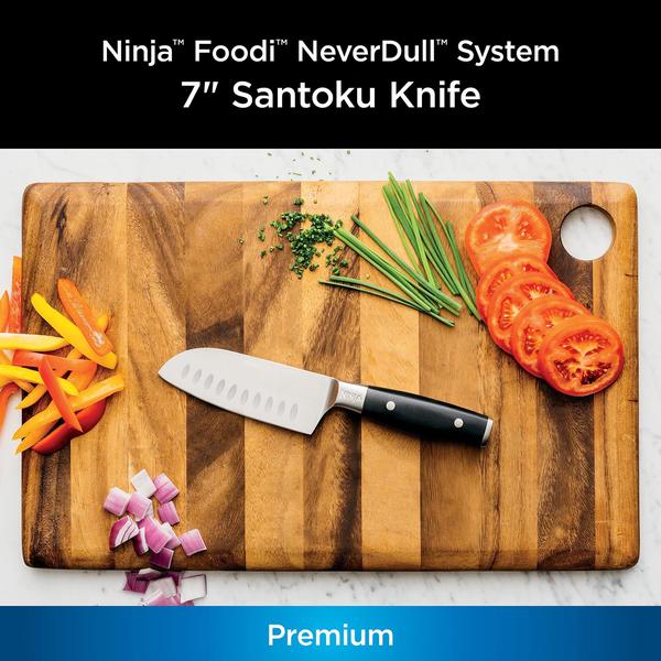 Imagem de Sistema Knife Ninja Foodi NeverDull de 7 polegadas Santoku German Steel