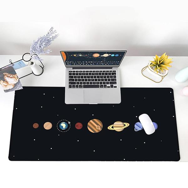 Imagem de Sistema Solar Universo Personalidade Oversize Espessado Lock Edge Mouse Pad