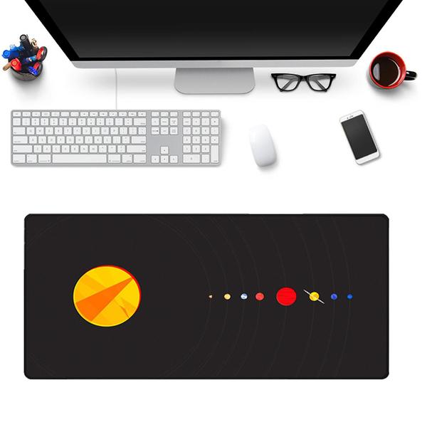 Imagem de Sistema Solar Universo Personalidade Oversize Espessado Lock Edge Mouse Pad