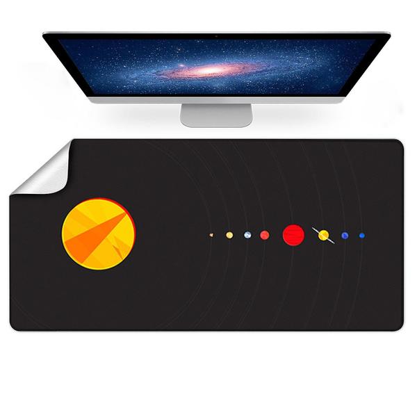 Imagem de Sistema Solar Universo Personalidade Oversize Espessado Lock Edge Mouse Pad