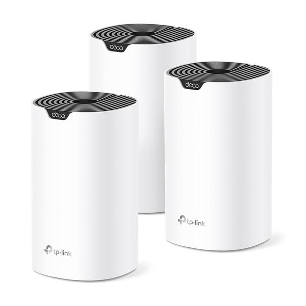 Imagem de Sistema WiFi TP-Link Deco S4 Até 5.500 pés quadrados, pacote com 3