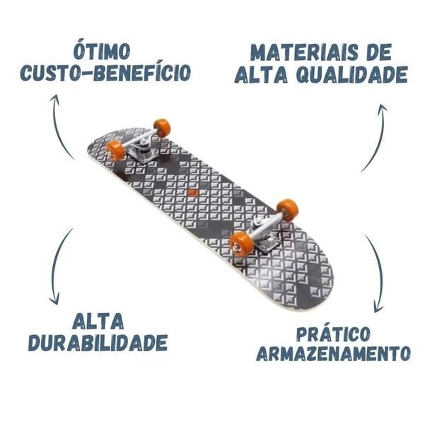 Imagem de Skate Adulto Rolamento 9 Laminas 608z Abec 5 VSB001 Vollo