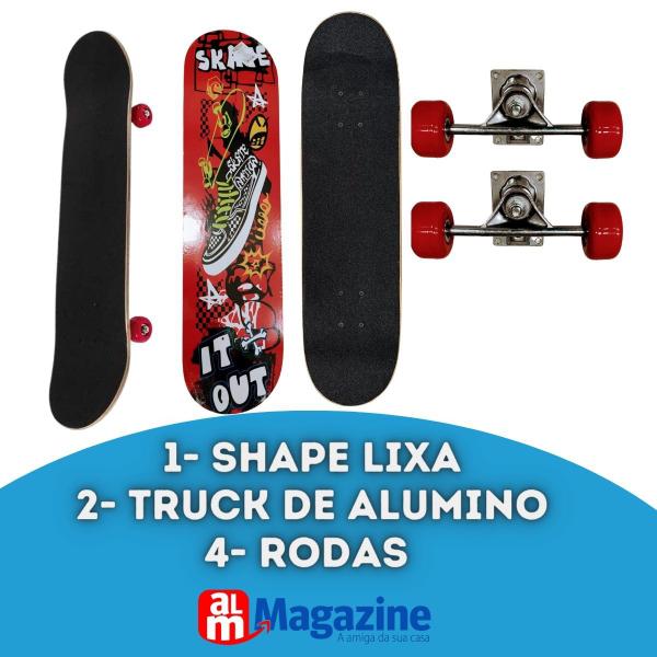 Imagem de Skate Boarding Street / Vertical Lixa 80*20 Cm JRF-10.0190