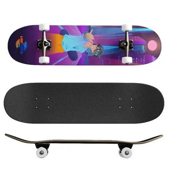 Imagem de Skate Com Kit De Proteção Unitoys Ref.1042 - Shape Skatista