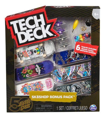 Imagem de Skate De Dedo 6 Shapes Tech Deck Pro Coleção