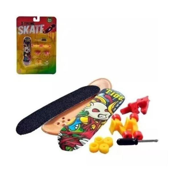 Imagem de Skate de Dedo Brinquedo Infantil Fingerboard 2 Unidades