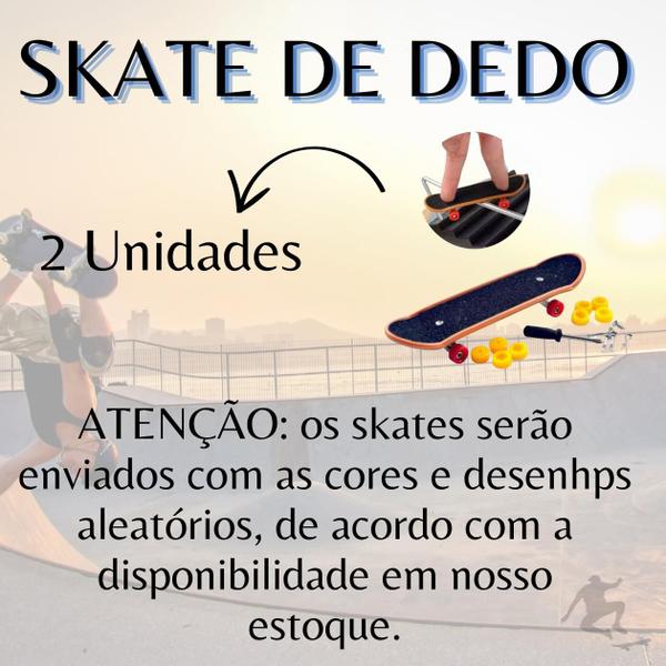 Imagem de Skate de Dedo Brinquedo Infantil Fingerboard 2 Unidades