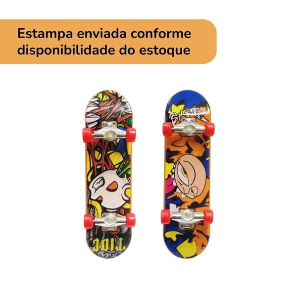 Imagem de Skate de Dedo C/ Acessórios Fingerboard Troca Truck Rodinhas - Art Brink