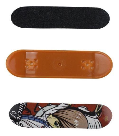 Imagem de Skate De Dedo C/Lixa Fingerboard +Pcs Brinquedo Barato