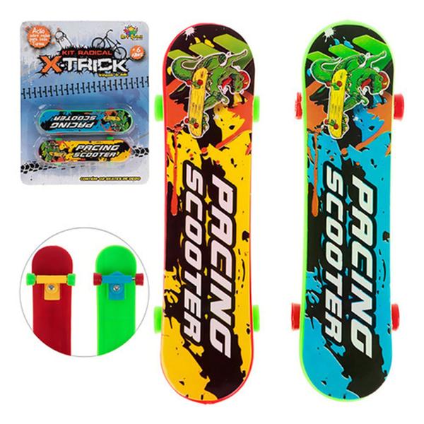 Skate de dedo com 2 pecas radical art brink - zein Imagem de Skate de dedo com 2 pecas radical art brink