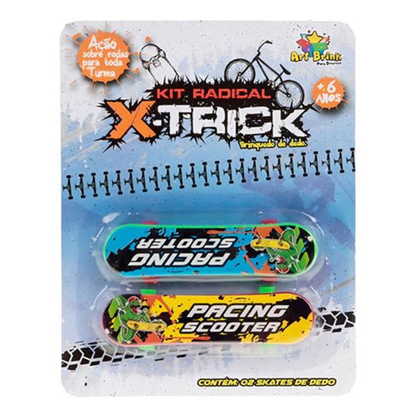 Skate de dedo com 2 pecas radical art brink - zein Imagem de Skate de dedo com 2 pecas radical art brink