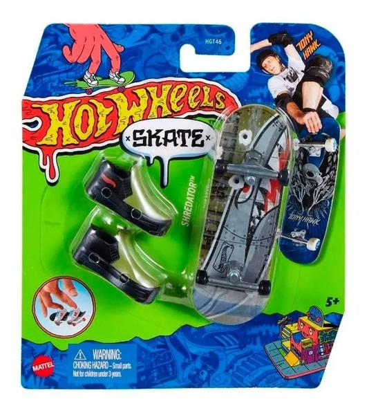 Imagem de Skate de Dedo com Acessórios Tony Hawk Hot Wheels Mattel