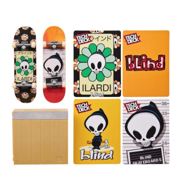 Imagem de Skate de Dedo Com Obstáculo e Card Blind Tech Deck - Sunny 