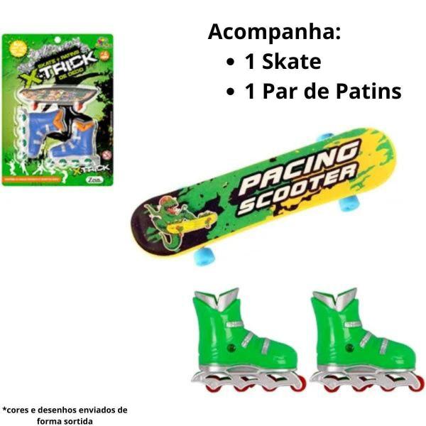 Imagem de Skate De Dedo E Patins De Dedo X Trick Radical Sortidos