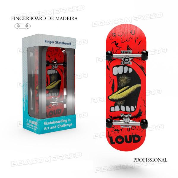 Imagem de Skate De Dedo Finger Skateboard Profissional Fingerboard