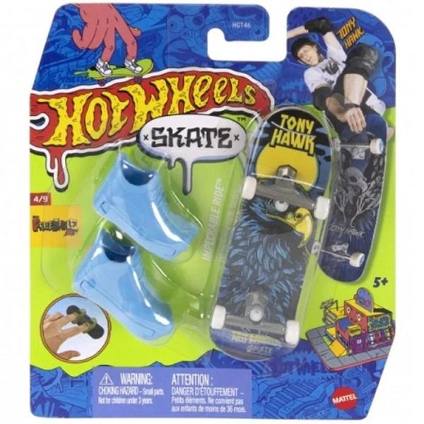 Imagem de Skate de Dedo Hot Wheels - Skate e Tênis Sortido  Mattel