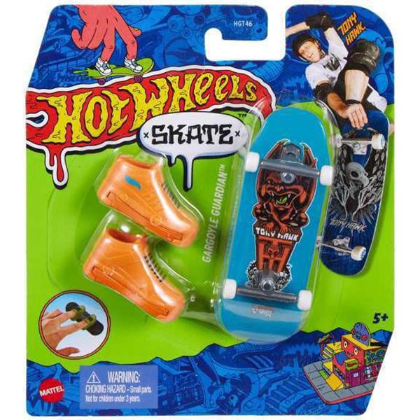 Skate de Dedo - Hot Wheels - Tony Hawk - Sortido - Mattel Imagem de Skate de Dedo - Hot Wheels - Tony Hawk - Sortido - Mattel